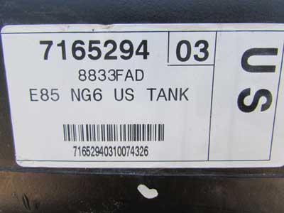 BMW Fuel Gas Tank 16117167327 2006-2008 E85 E86 Z410